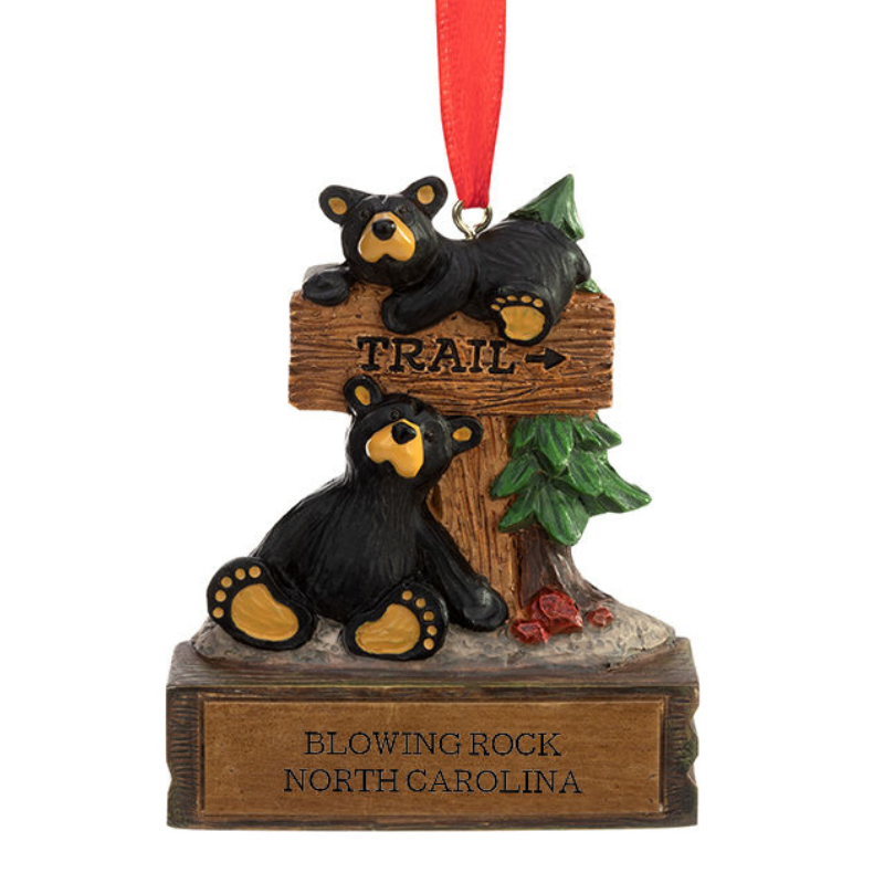 Blowing Rock Two Bears Ornament